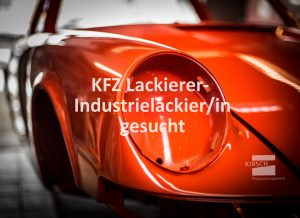 KFZ Lackierer- Industrielackier - Kirsch GmbH Personalmanagement