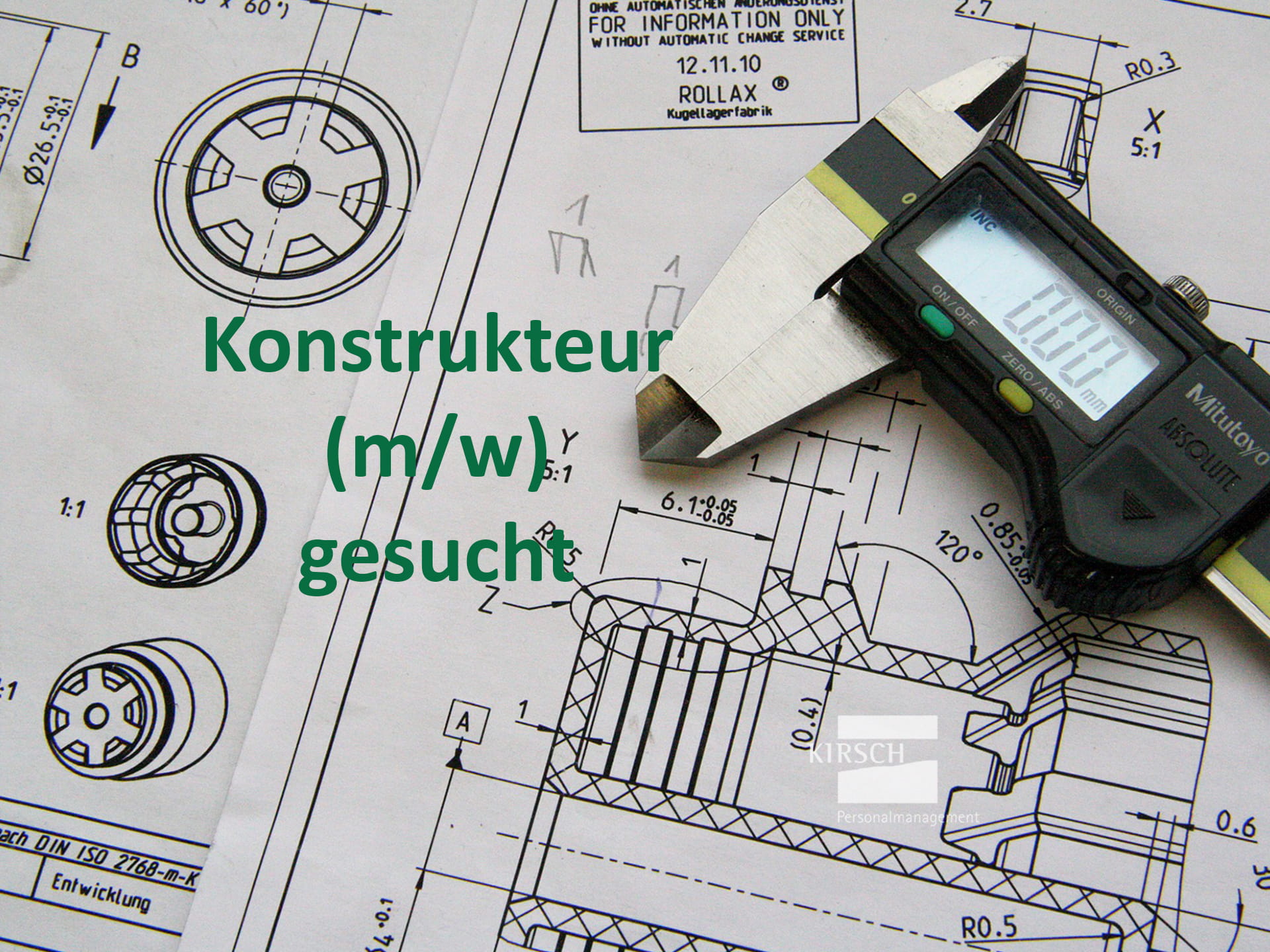 Konstrukteur gesucht - Kirsch GmbH Personalmanagement