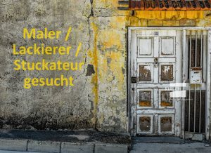 Maler / Lackierer / Stuckateur gesucht - Kirsch GmbH Personalmanagement