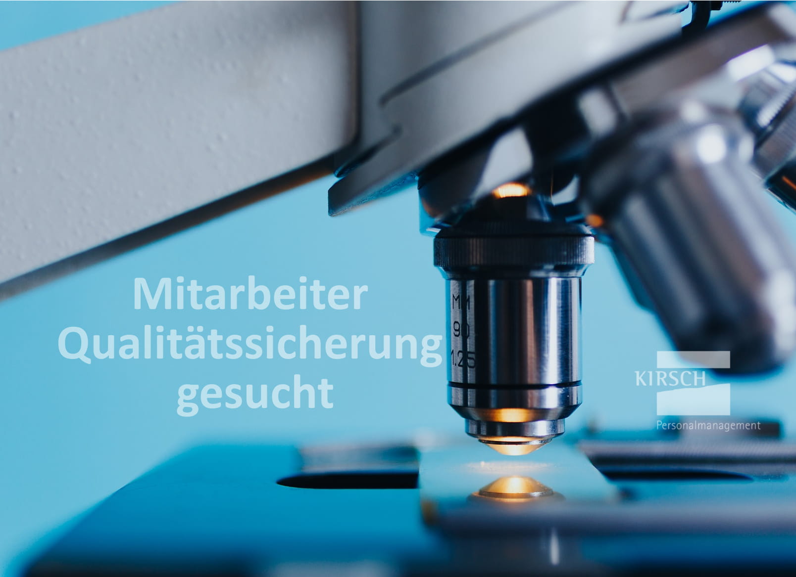 Mitarbeiter Qualitätssicherung gesucht- Kirsch GmbH Personalmanagement