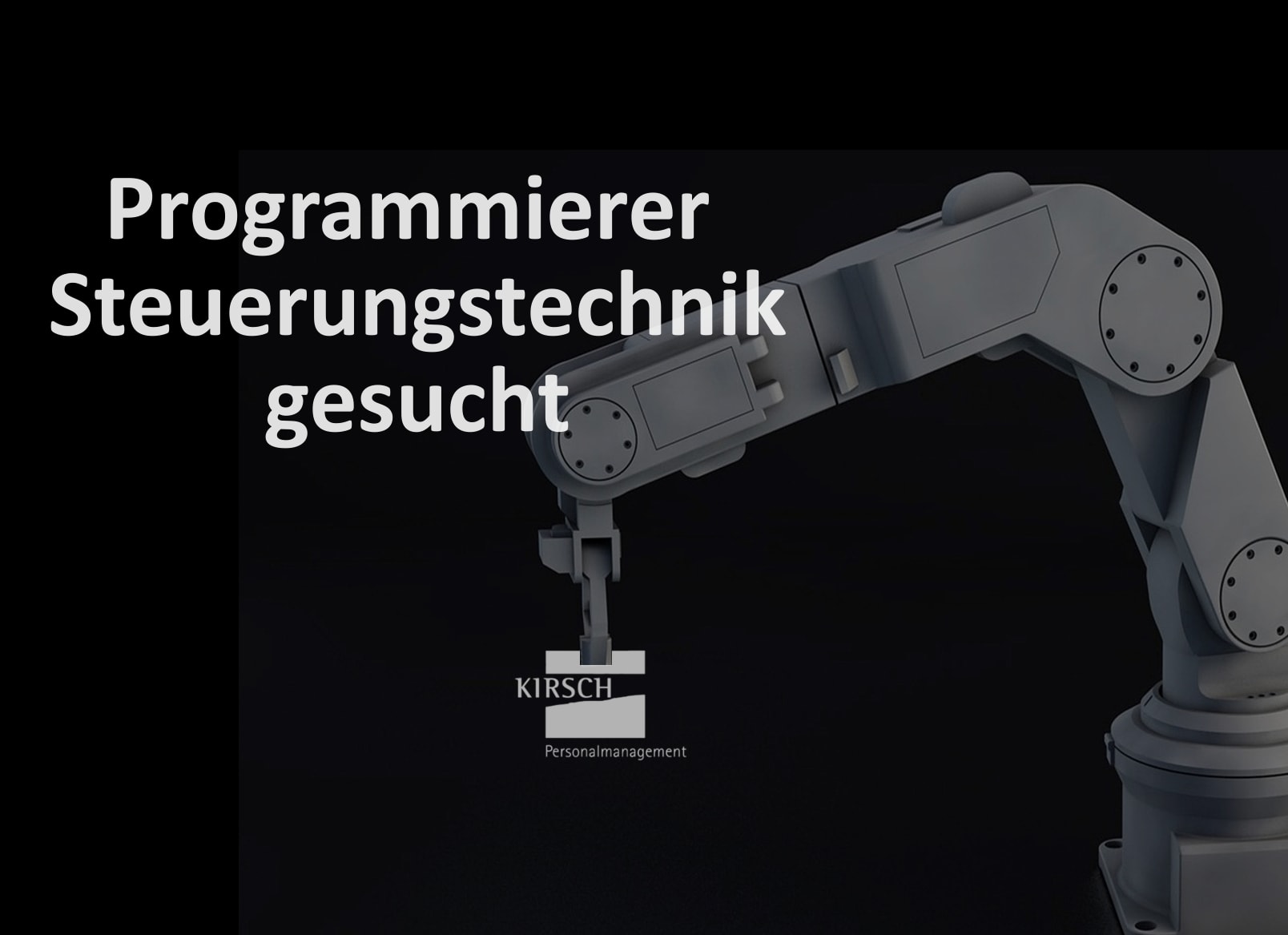Programmierer Steuerungstechnik - Kirsch GmbH Personalmanagement