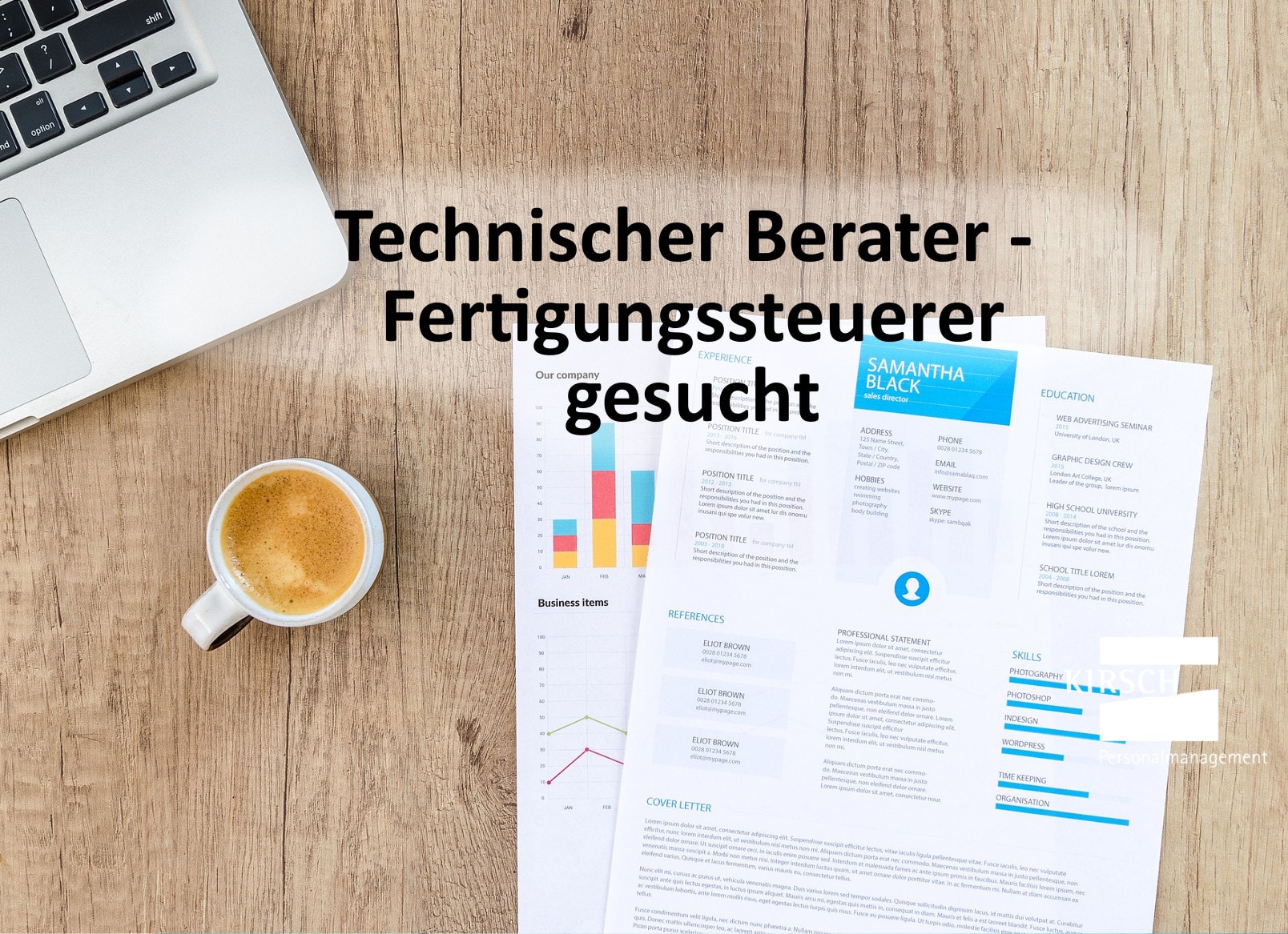 Technischer Berater – Fertigungs­steuerer - Kirsch GmbH Personalmanagenent